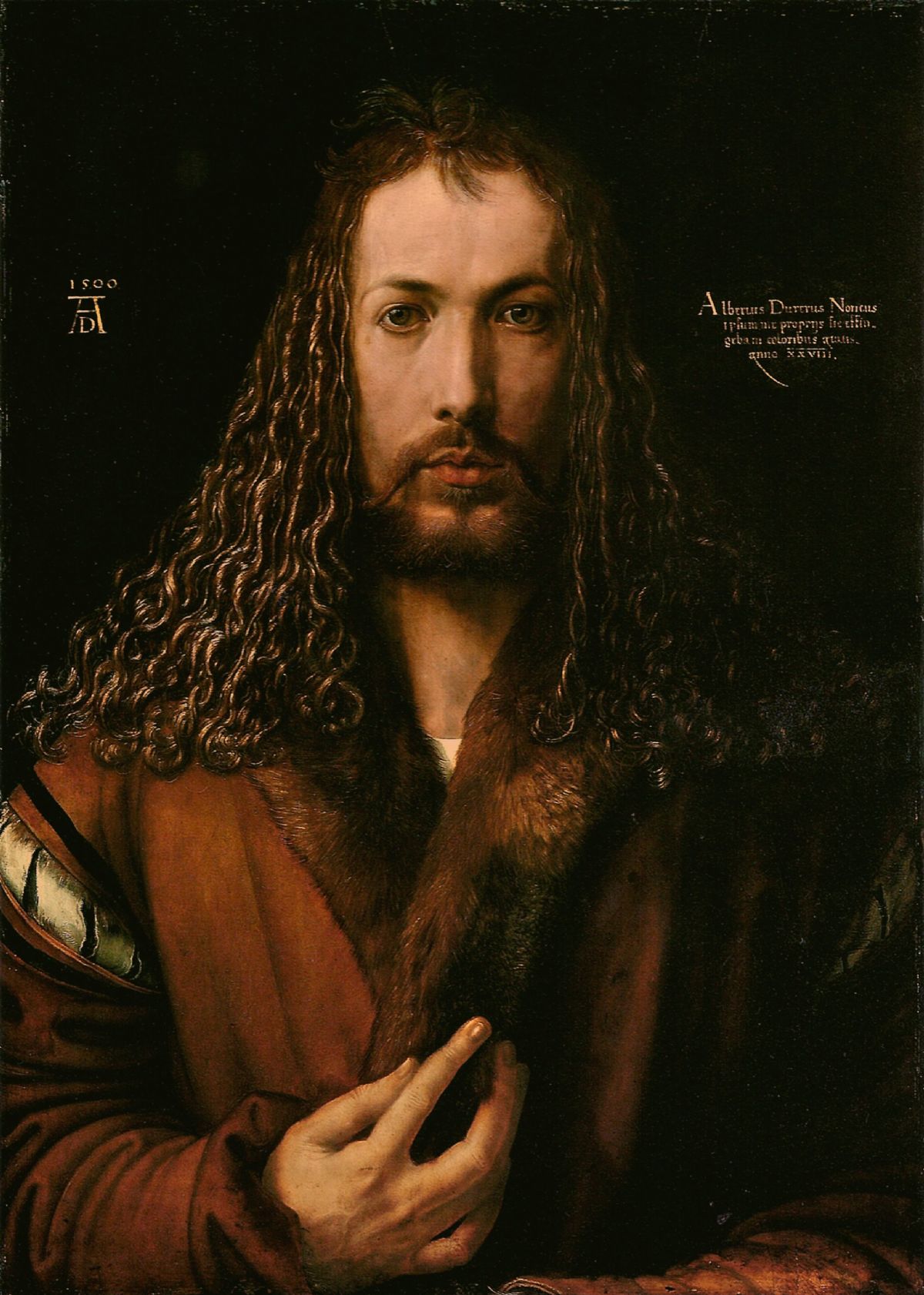 Self Portrait at Twenty Eight Albrecht Durer