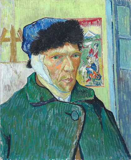 Self portrait with Bandaged Ear – Vincent van Gogh
