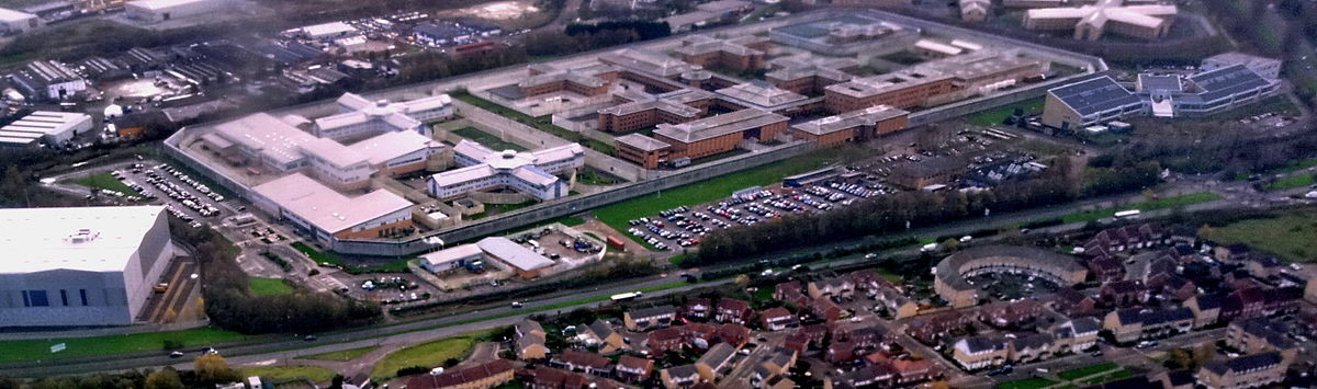 London Belmarsh Prison aerial view